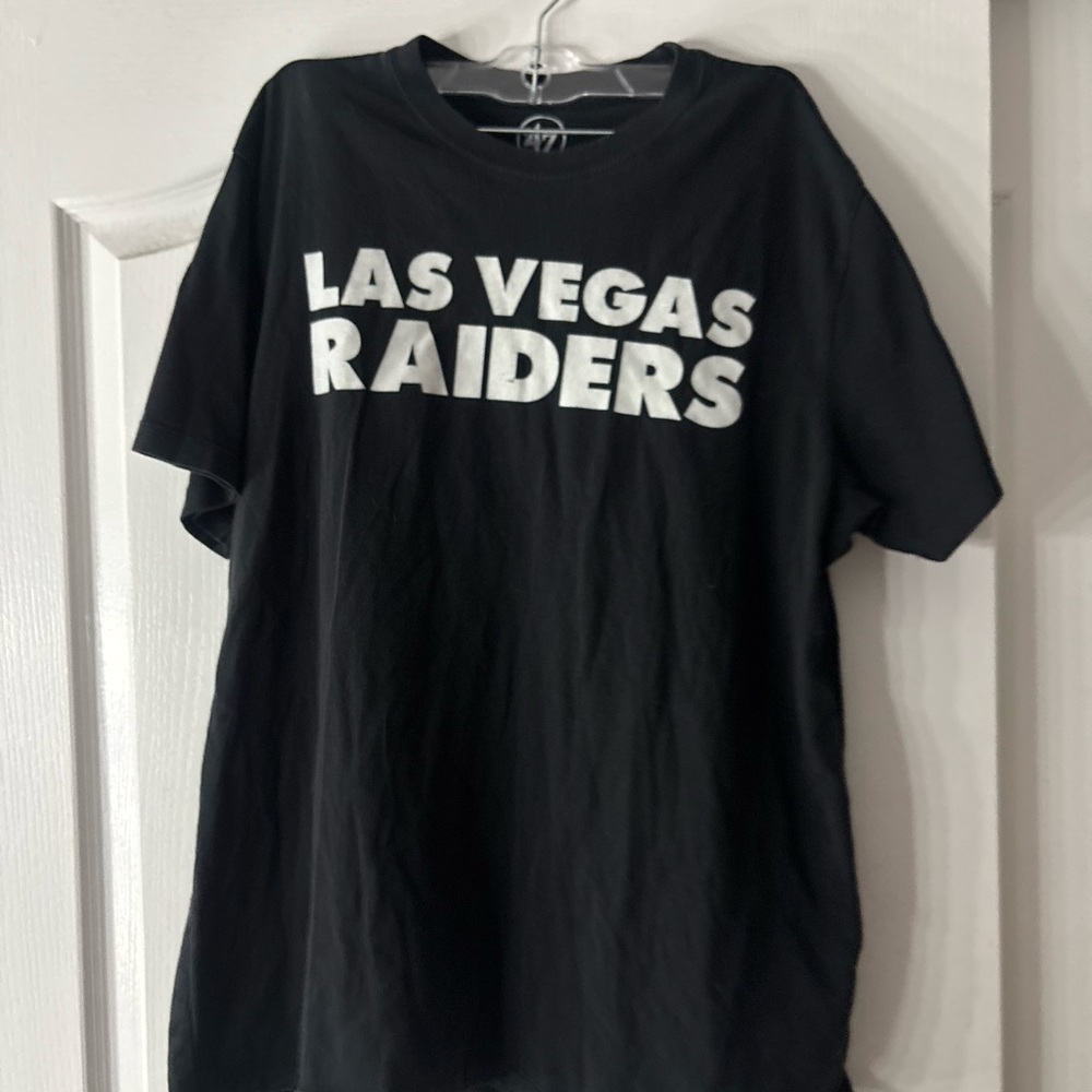 47 Brand Black Las Vegas Raiders Tee
